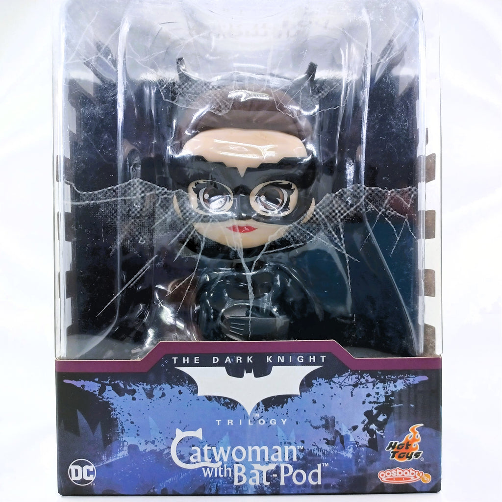 DC Comics x Hot Toys THE DARK KNIGHT TRILOGY COSB725 Catwoman with Bat-Pod Cosbaby (副本)