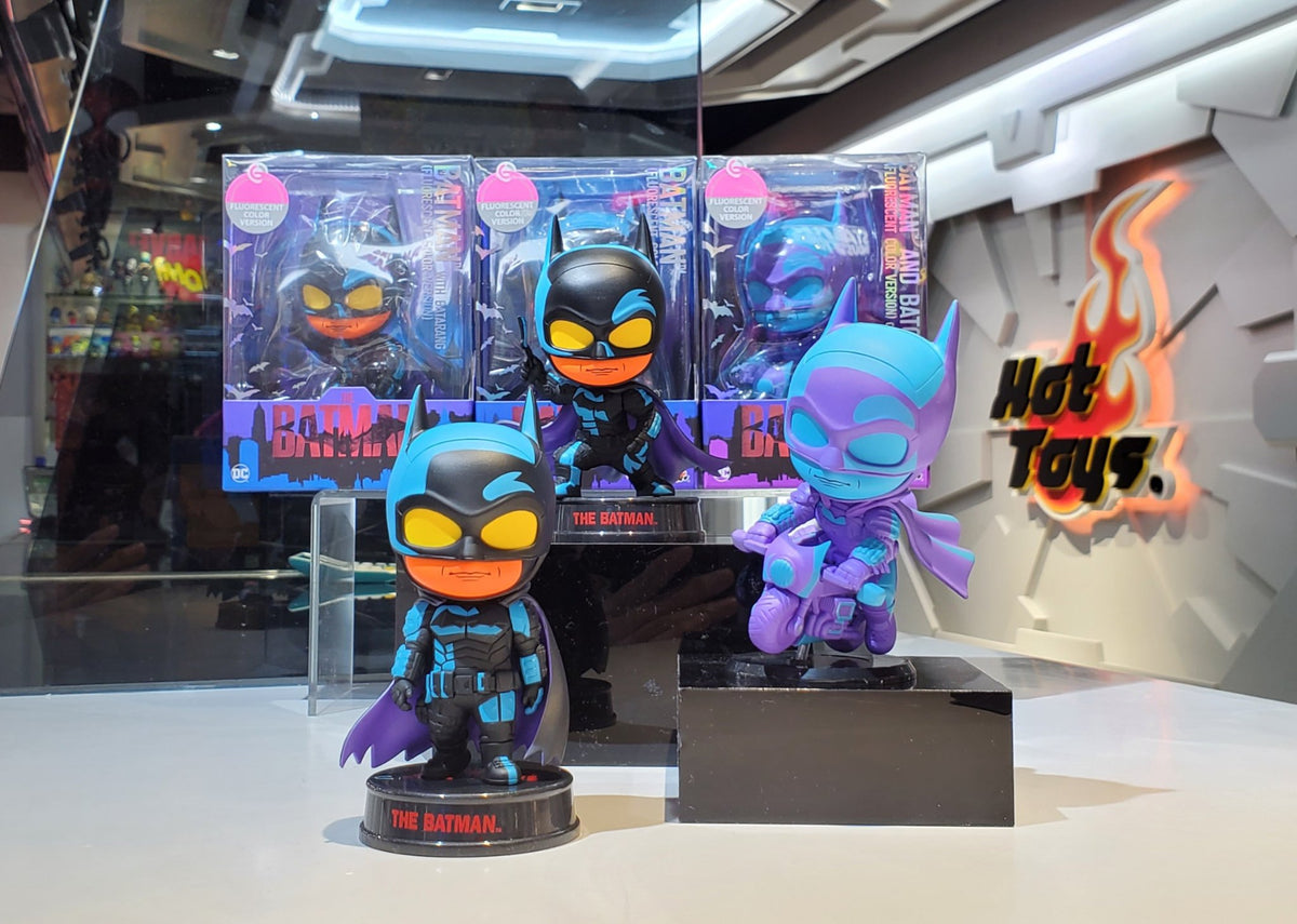 DC Comics x Hot Toys The Batman COSB976 Batman with Batarang (Fluorescent Col Ver.) Cosbaby