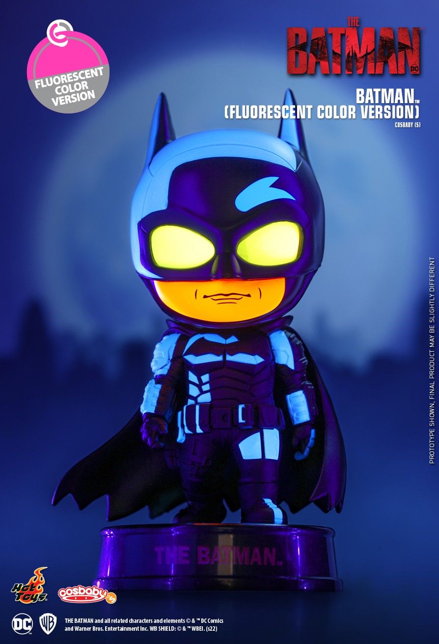 DC Comics x Hot Toys The Batman COSB977 BATMAN (Fluorescent Color Ver.) Cosbaby