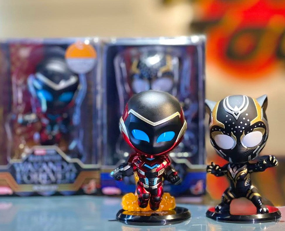 Marvel Hot Toys Black Panther: Wakanda Forever COSB994 BLACK PANTHER / COSB995 IRONHEART Cosbaby