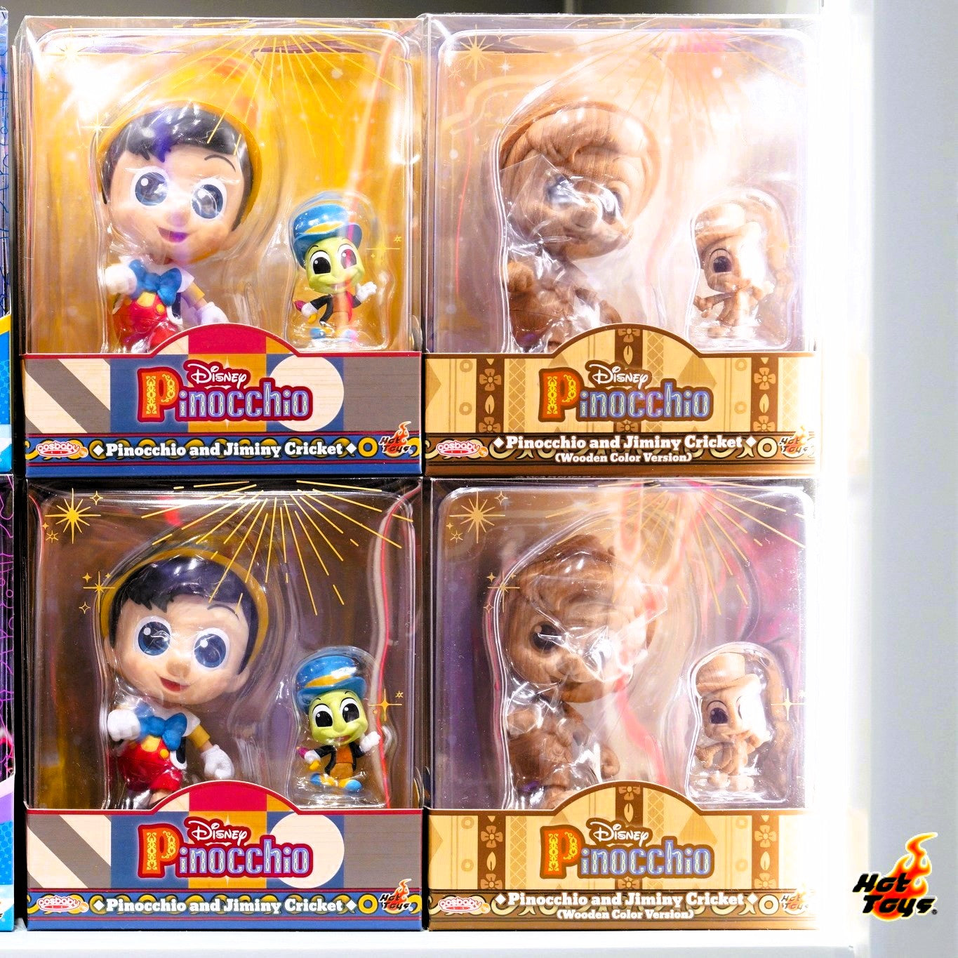Disney x Hot Toys COSB894 COSB999 PINOCCHIO & JIMINY CRICKET Cosbaby Collectible Box Set