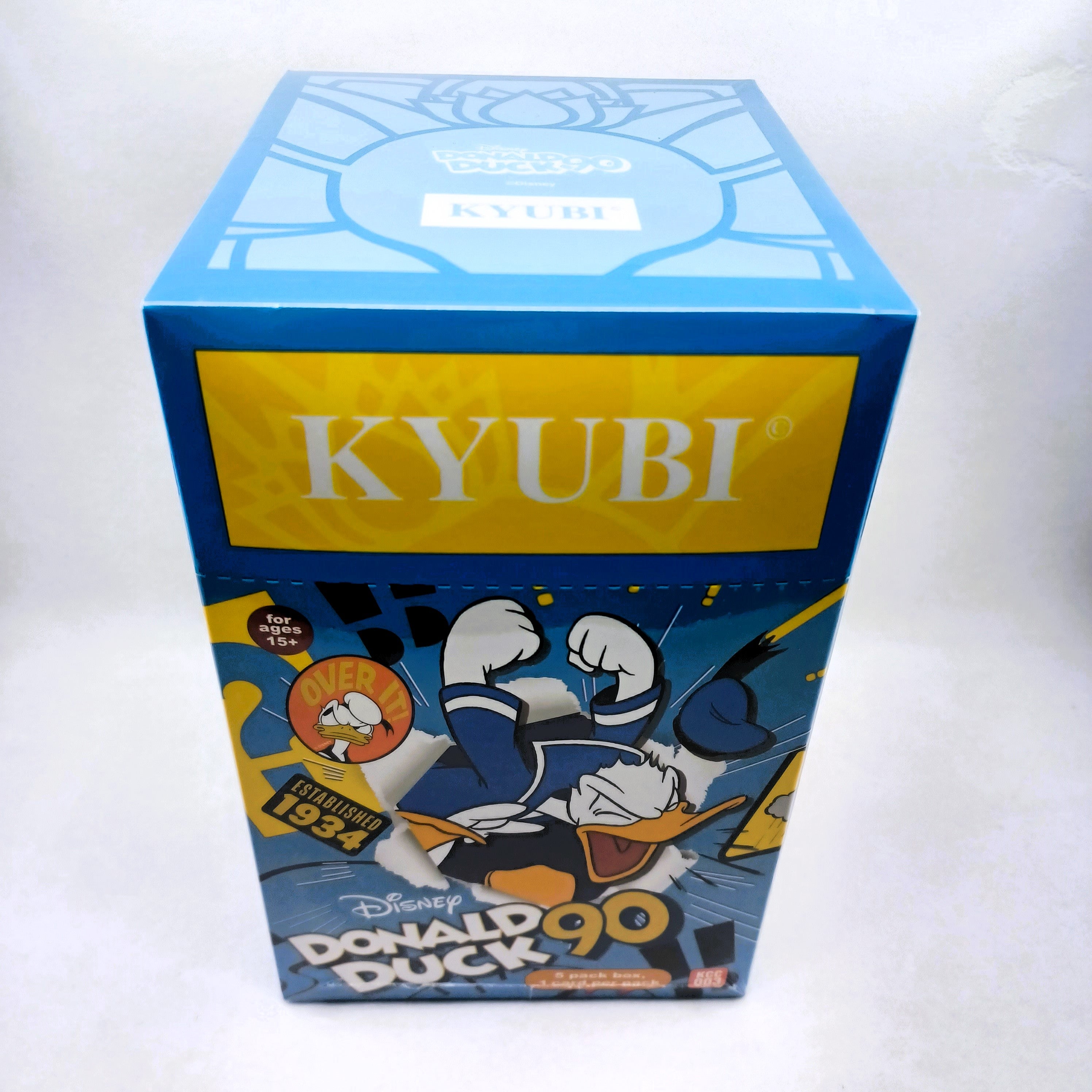 KYUBI Disney DONALD DUCK 90 Metal Card Charm Single Sealed Box ( 5 packs )