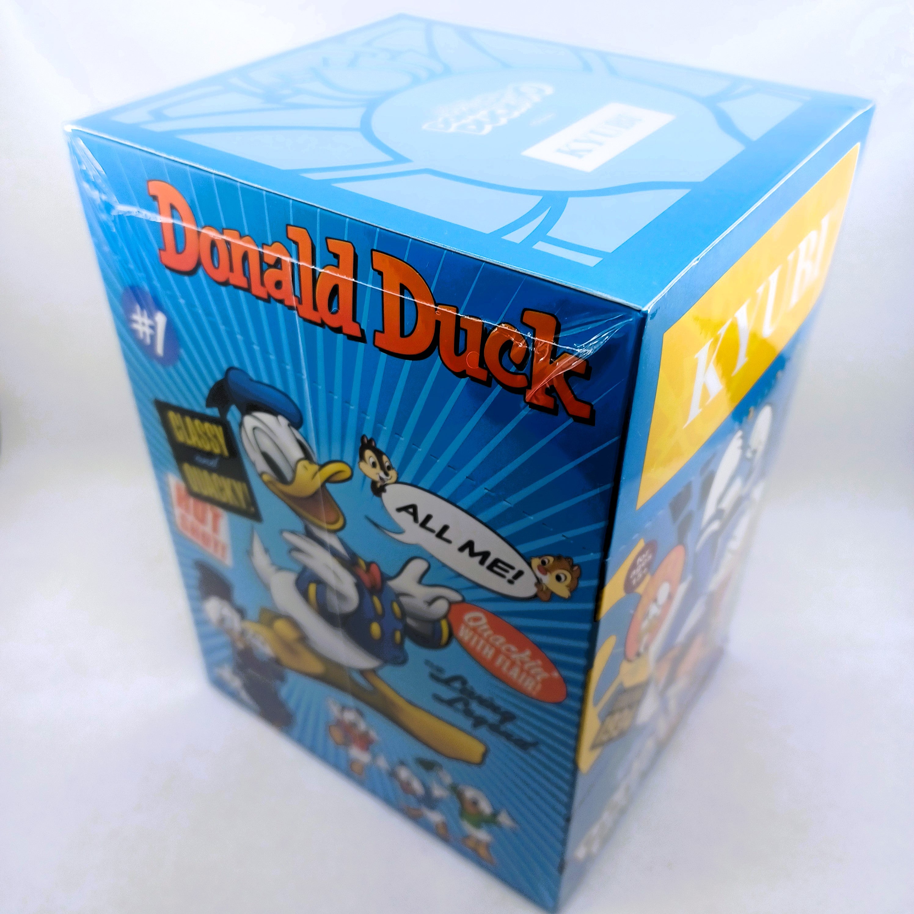 KYUBI Disney DONALD DUCK 90 Metal Card Charm Single Sealed Box ( 5 packs )