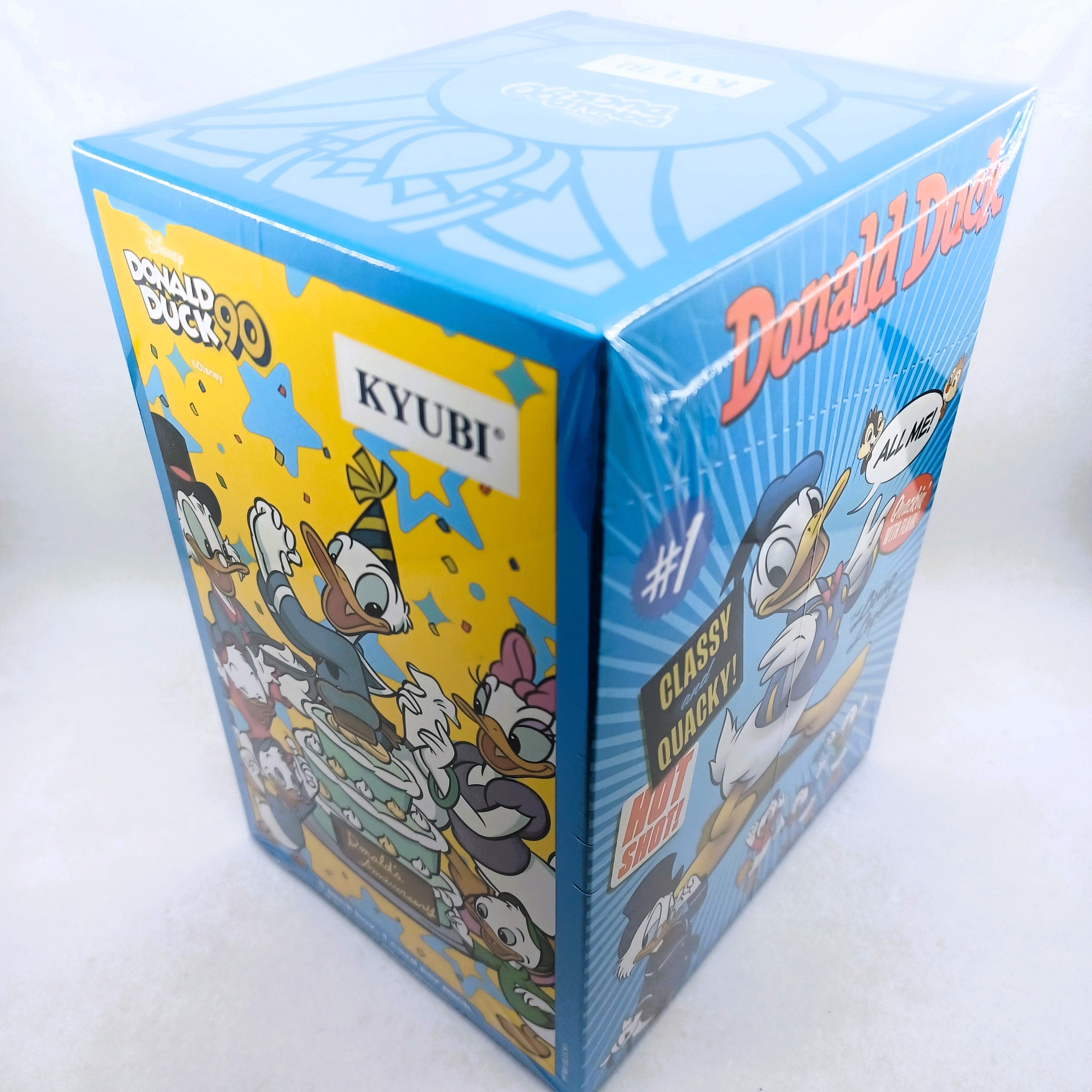 KYUBI Disney DONALD DUCK 90 Metal Card Charm Single Sealed Box ( 5 packs )