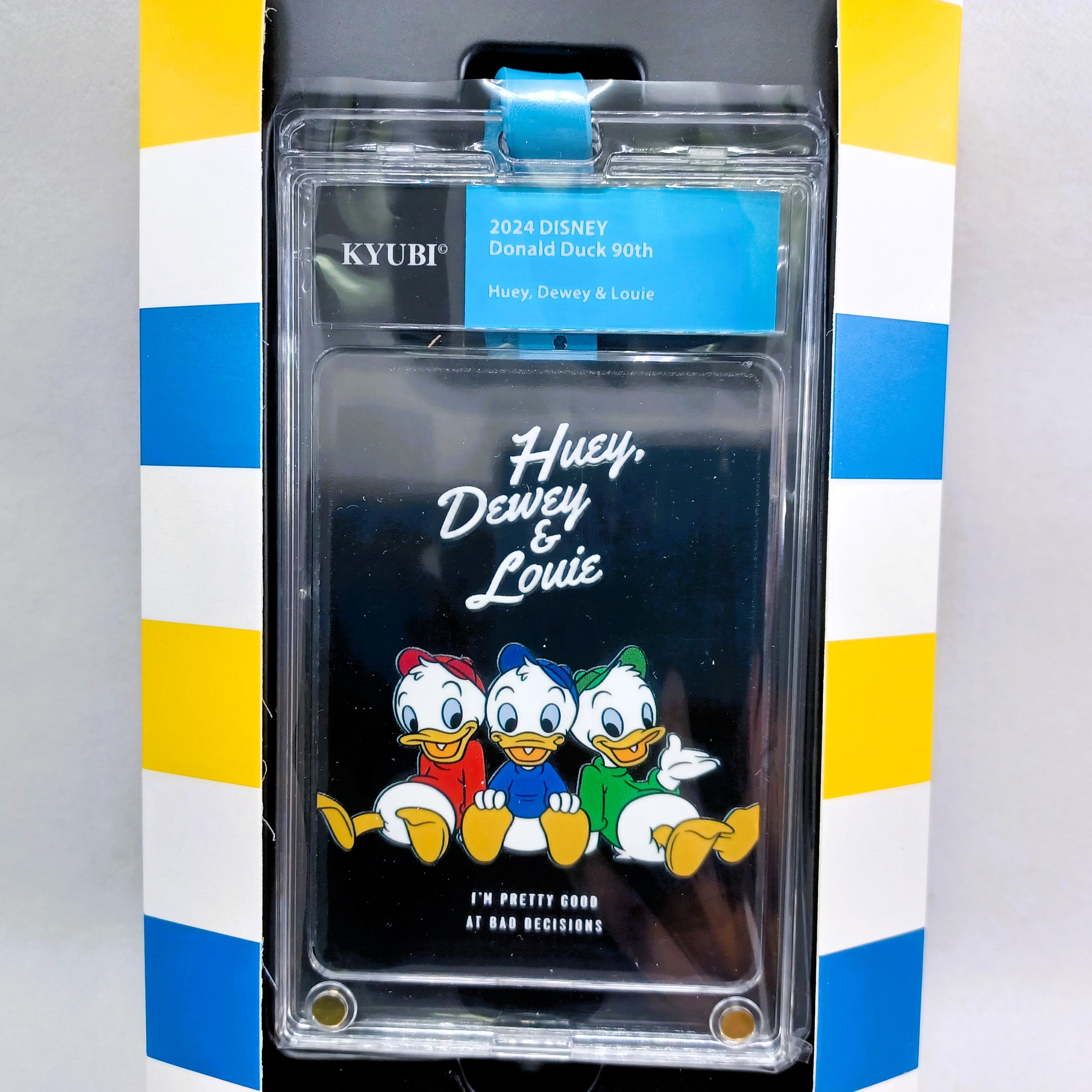 KYUBI Disney DONALD DUCK 90 Metal Card Charm Single Sealed Box ( 5 packs )