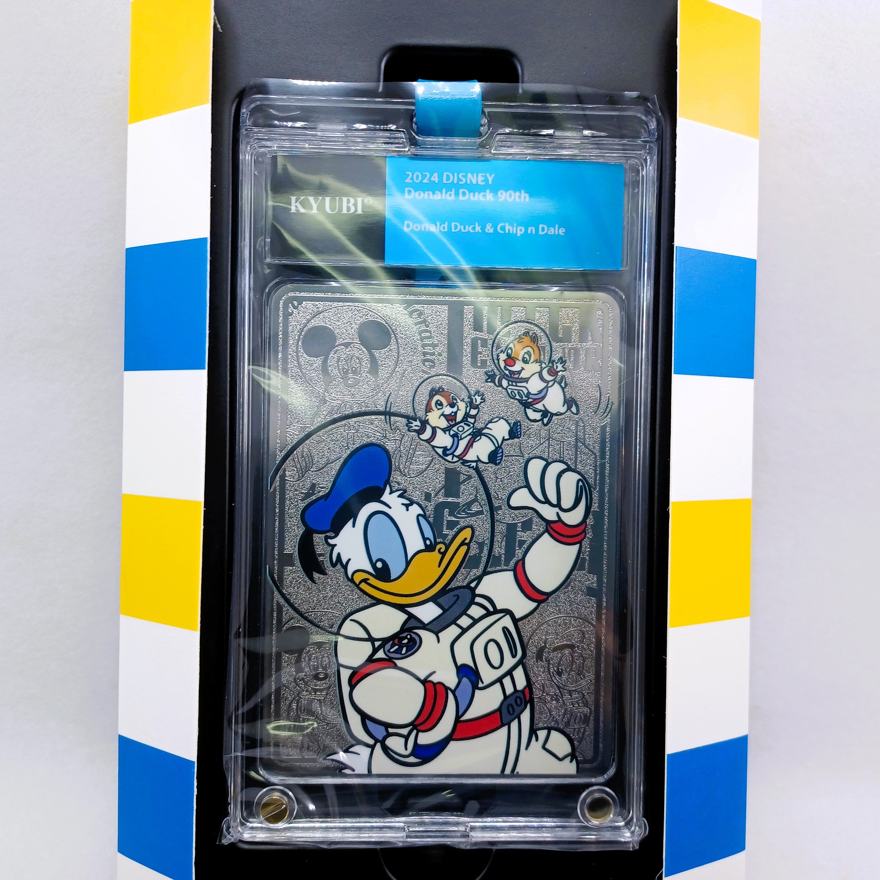 KYUBI Disney DONALD DUCK 90 Metal Card Charm Single Sealed Box ( 5 packs )