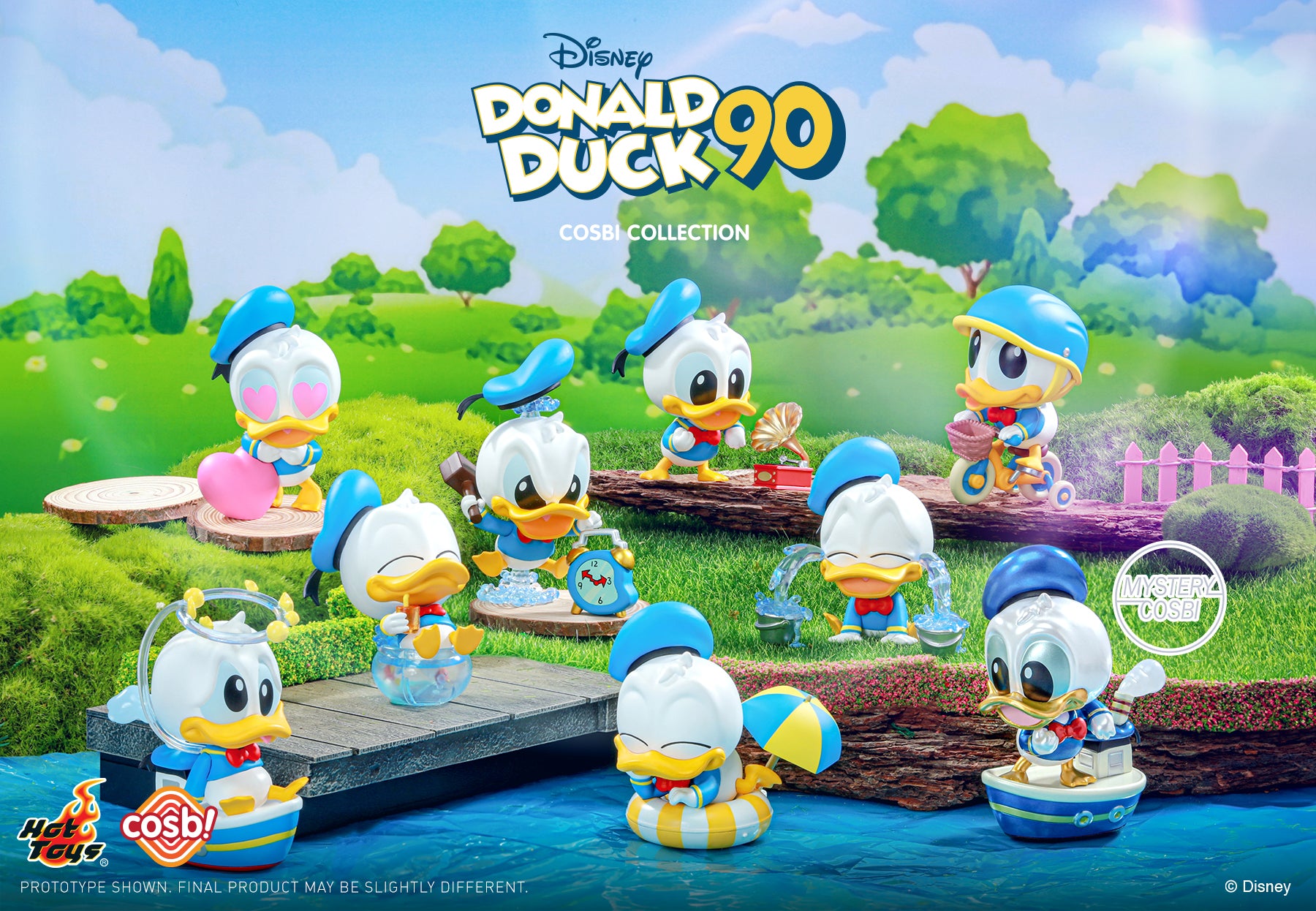 Hot Toys x Disney CBX157 DONALD DUCK 90 Cosbi Full Box ( Case of 8pcs. )