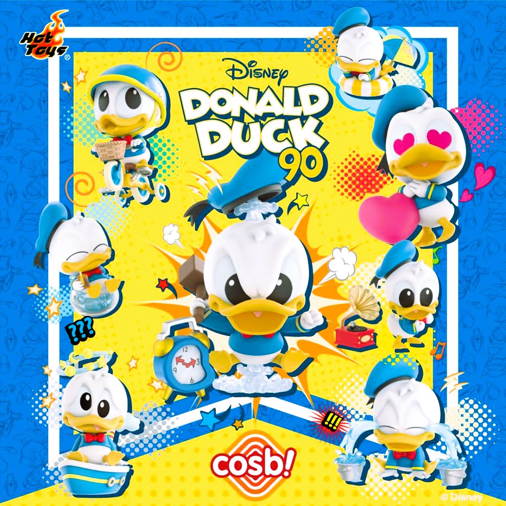 Hot Toys x Disney CBX157 DONALD DUCK 90 Cosbi Full Box ( Case of 8pcs. )