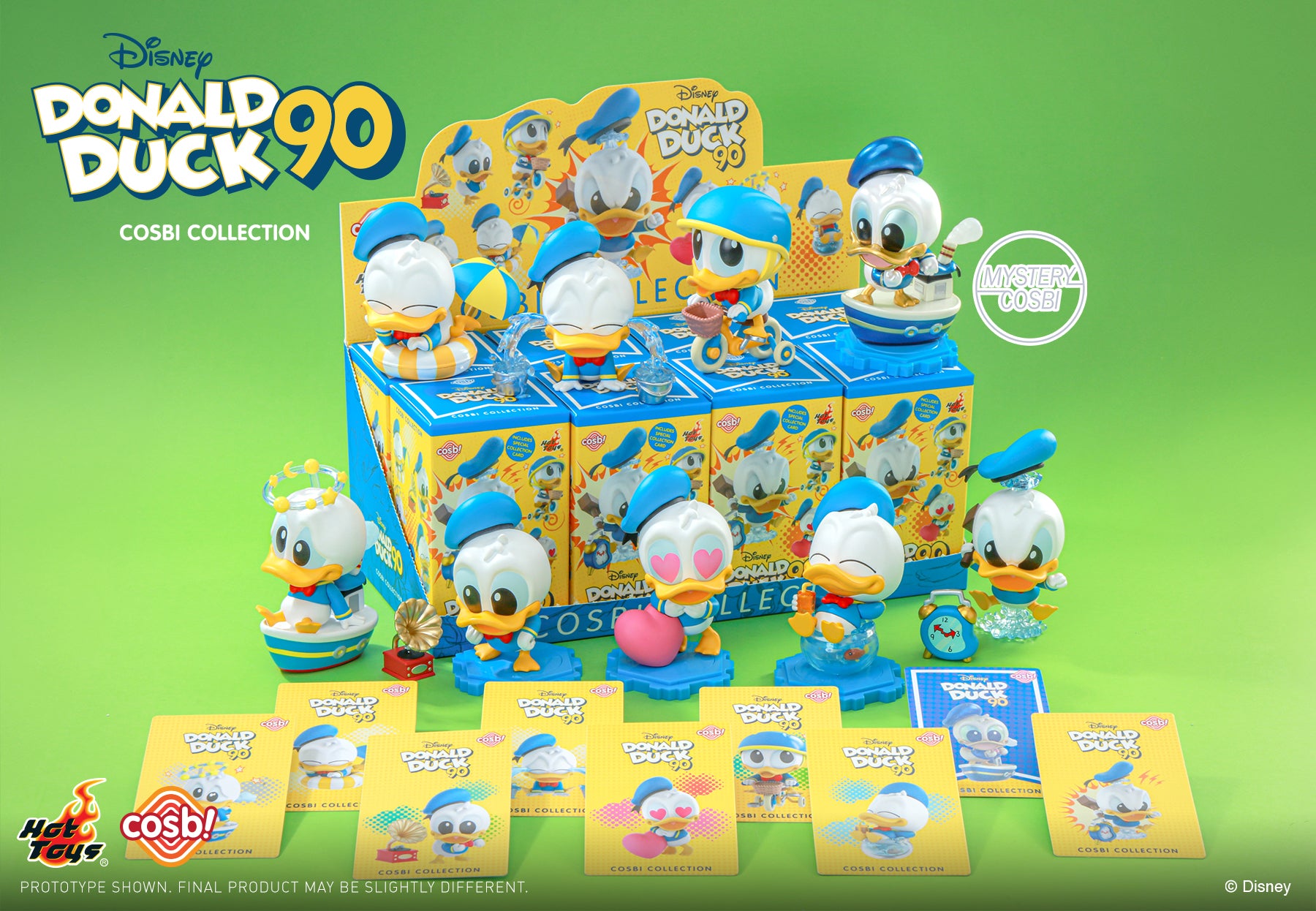 Hot Toys x Disney CBX157 DONALD DUCK 90 Cosbi Full Box ( Case of 8pcs. )