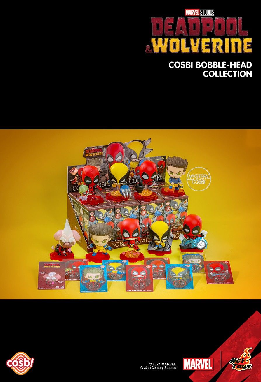 Marvel Hot Toys CBX183 Deadpool & Wolverine Cosbi Full Box ( Case of 8pcs. )