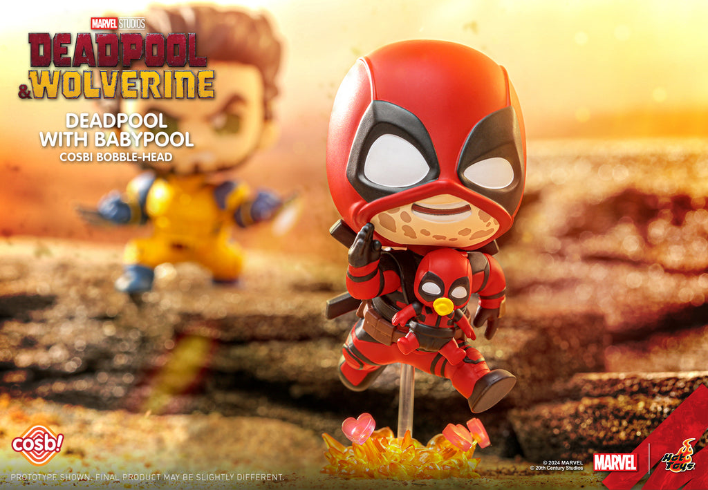 Marvel Hot Toys CBX183 Deadpool & Wolverine Cosbi Full Box ( Case of 8pcs. )