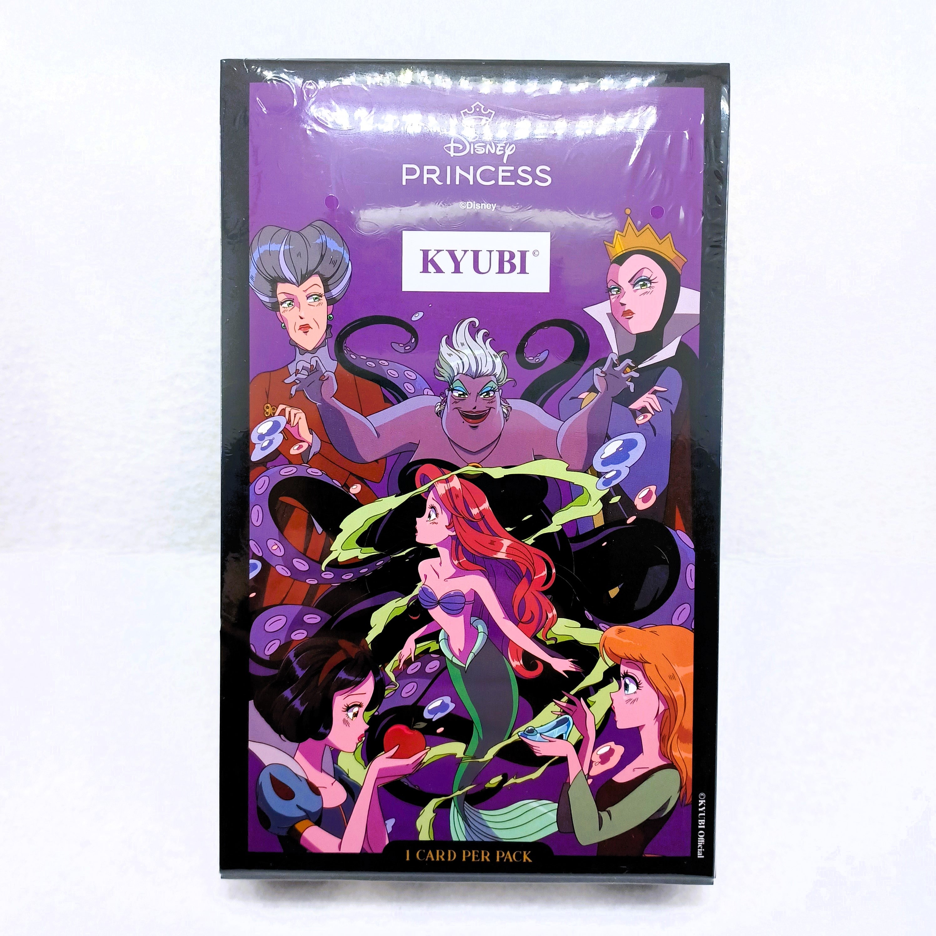 KYUBI Disney PRINCESS Metal Card Charm Single Sealed Box (5 packs)