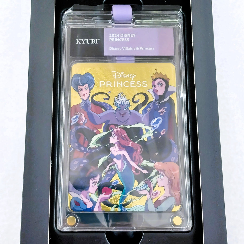 KYUBI Disney PRINCESS Metal Card Charm Single Sealed Box (5 packs)