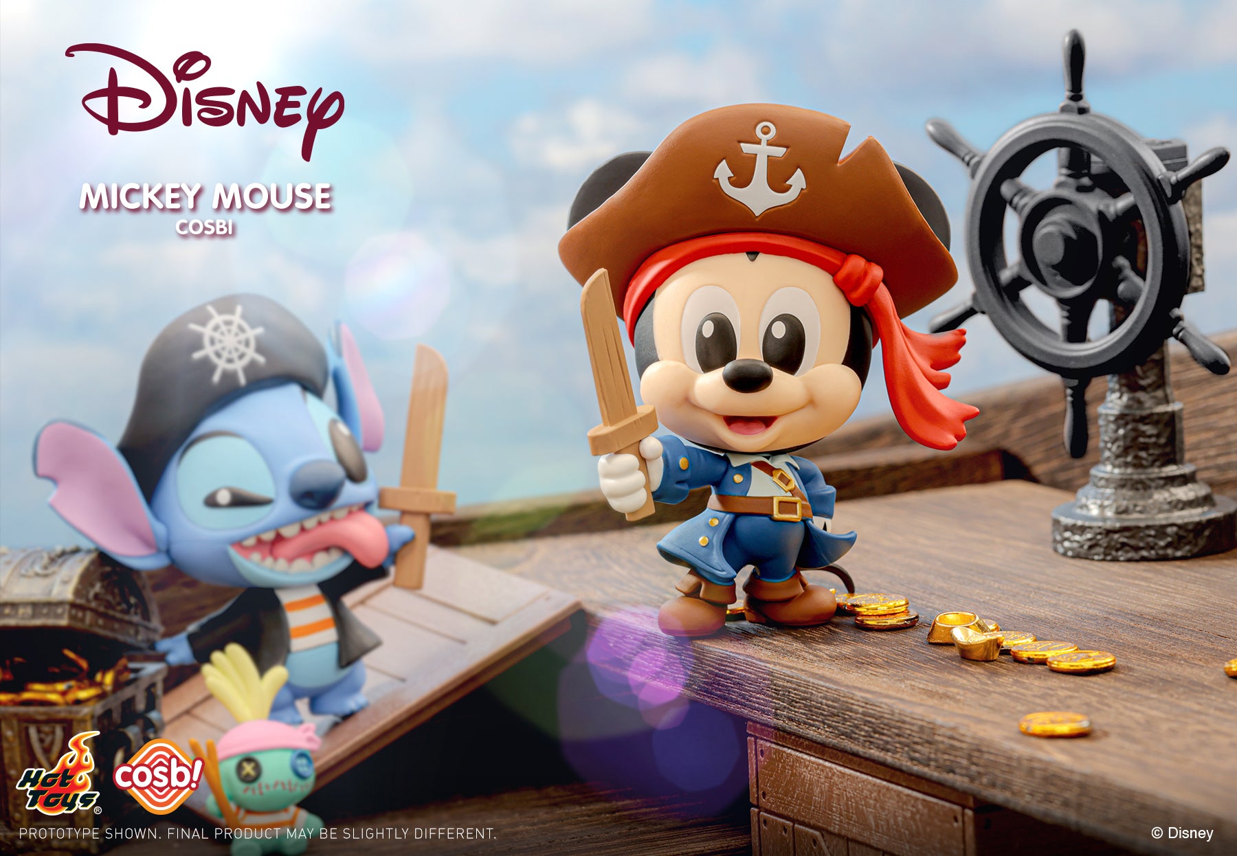 Hot Toys DISNEY CBX190 Pirates Cosbi Full Box ( Case of 8pcs. )