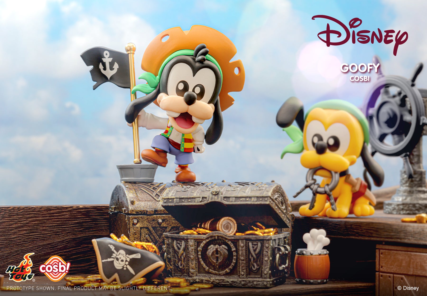 Hot Toys DISNEY CBX190 Pirates Cosbi Full Box ( Case of 8pcs. )