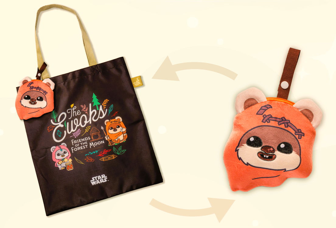 Hot Toys x Disney+ Star Wars PBAG040N Grogu Tote Bag PBAG041N Ewoks Tote Bag