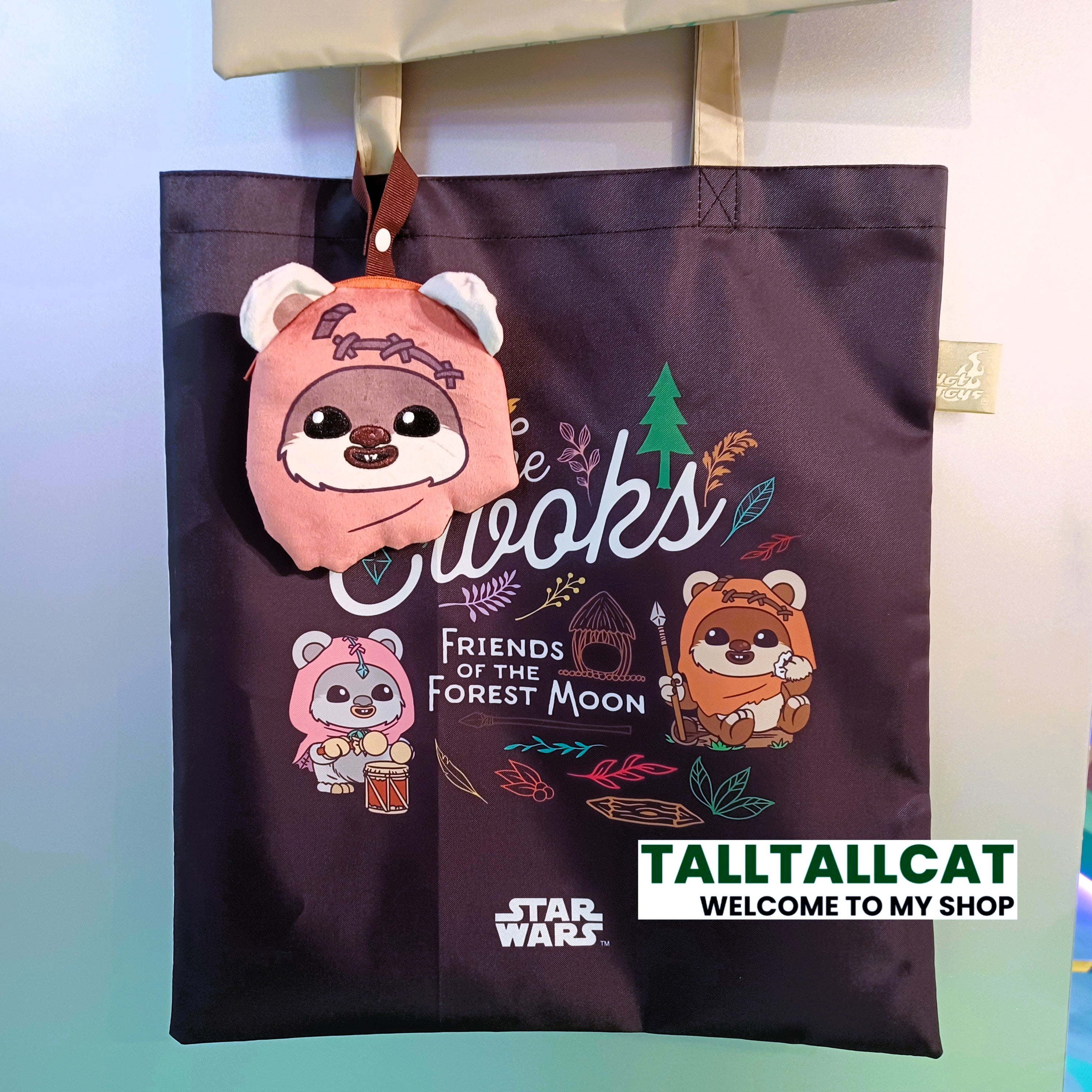 Hot Toys x Disney+ Star Wars PBAG040N Grogu Tote Bag PBAG041N Ewoks Tote Bag