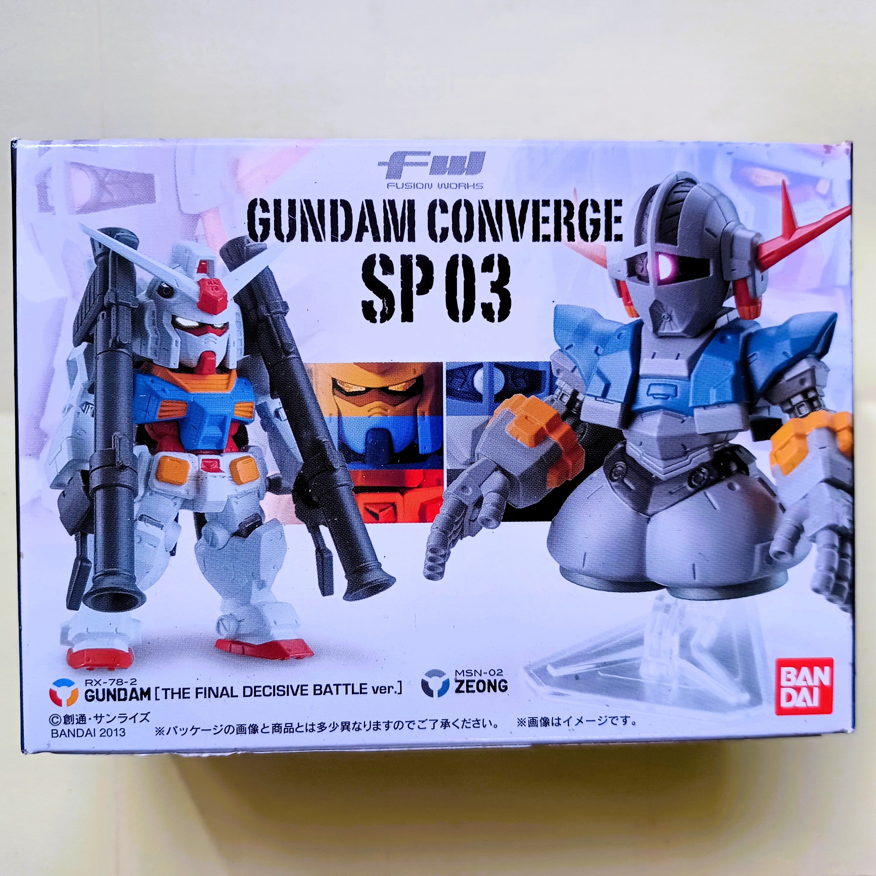 Bandai FW Gundam Converge SP 03 Set ( RX-78-2 & ZEONG )