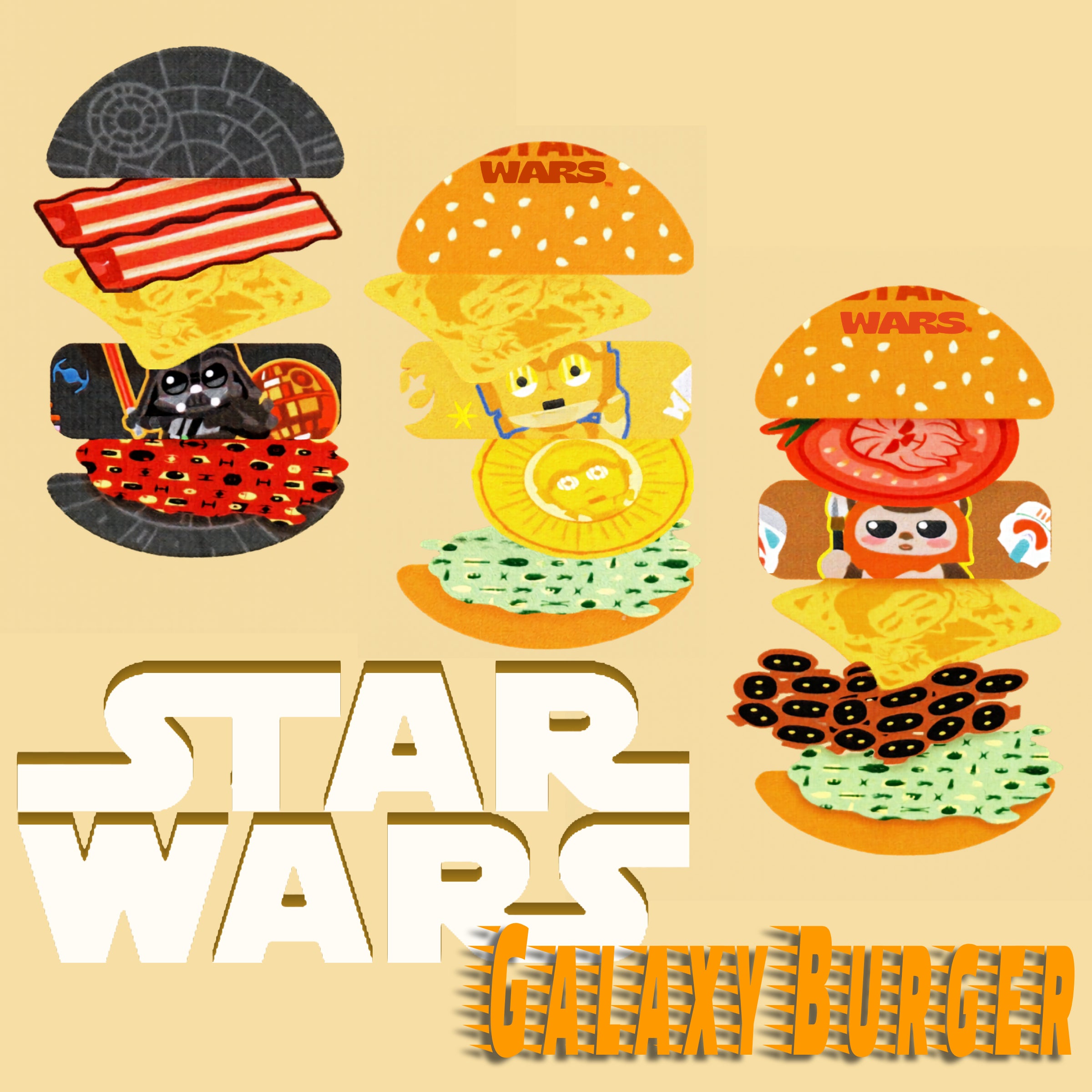Hot Toys x Star Wars Galaxy Burger Hamburger Plush