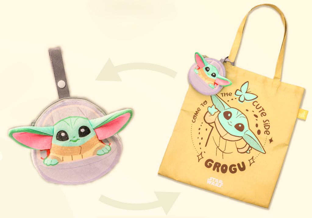 Hot Toys x Disney+ Star Wars PBAG040N Grogu Tote Bag PBAG041N Ewoks Tote Bag