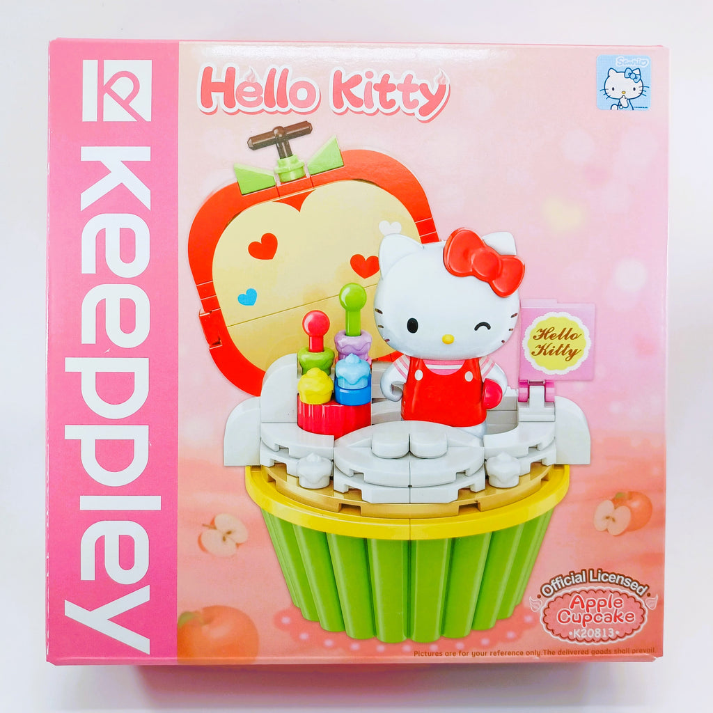 Sanrio x Keeppley K20813 Hello Kitty Apple Cupcake Building Blocks Toy
