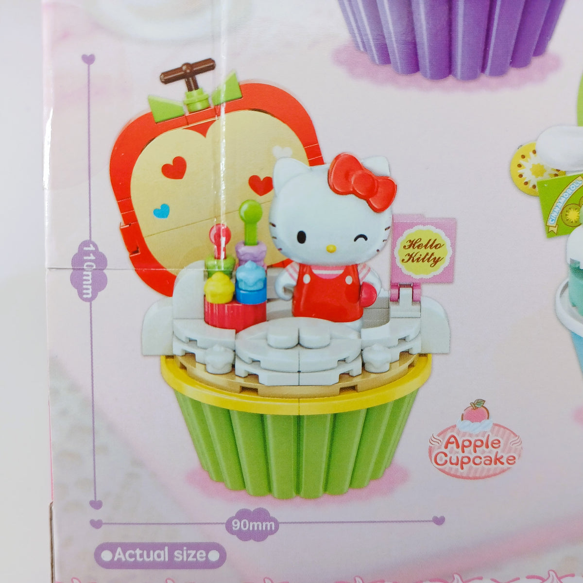 Sanrio x Keeppley K20813 Hello Kitty Apple Cupcake Building Blocks Toy