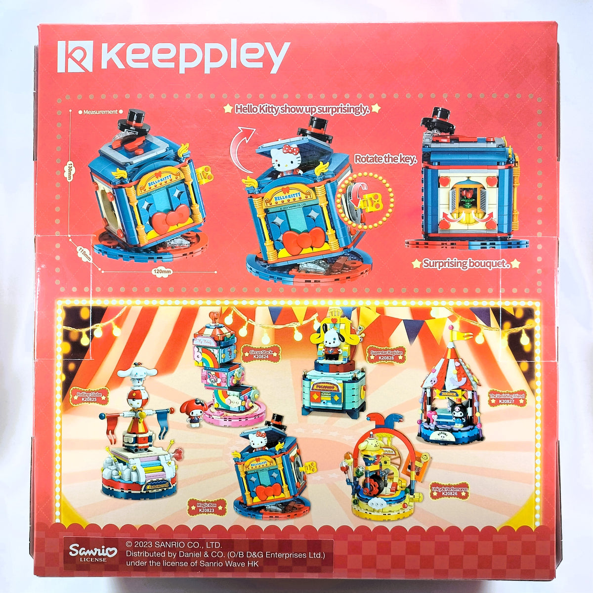 Sanrio x Keeppley K20823 Hello Kitty Magic Box Building Blocks Toy