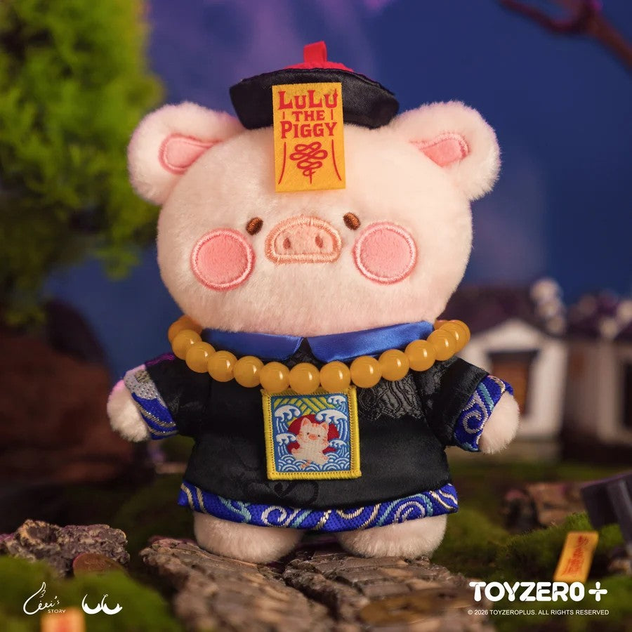 TOYZERO+ LuLu the Piggy Horror Story Series - Plush Keychain (Infinite Cuteness Chinese Zombie Lu)