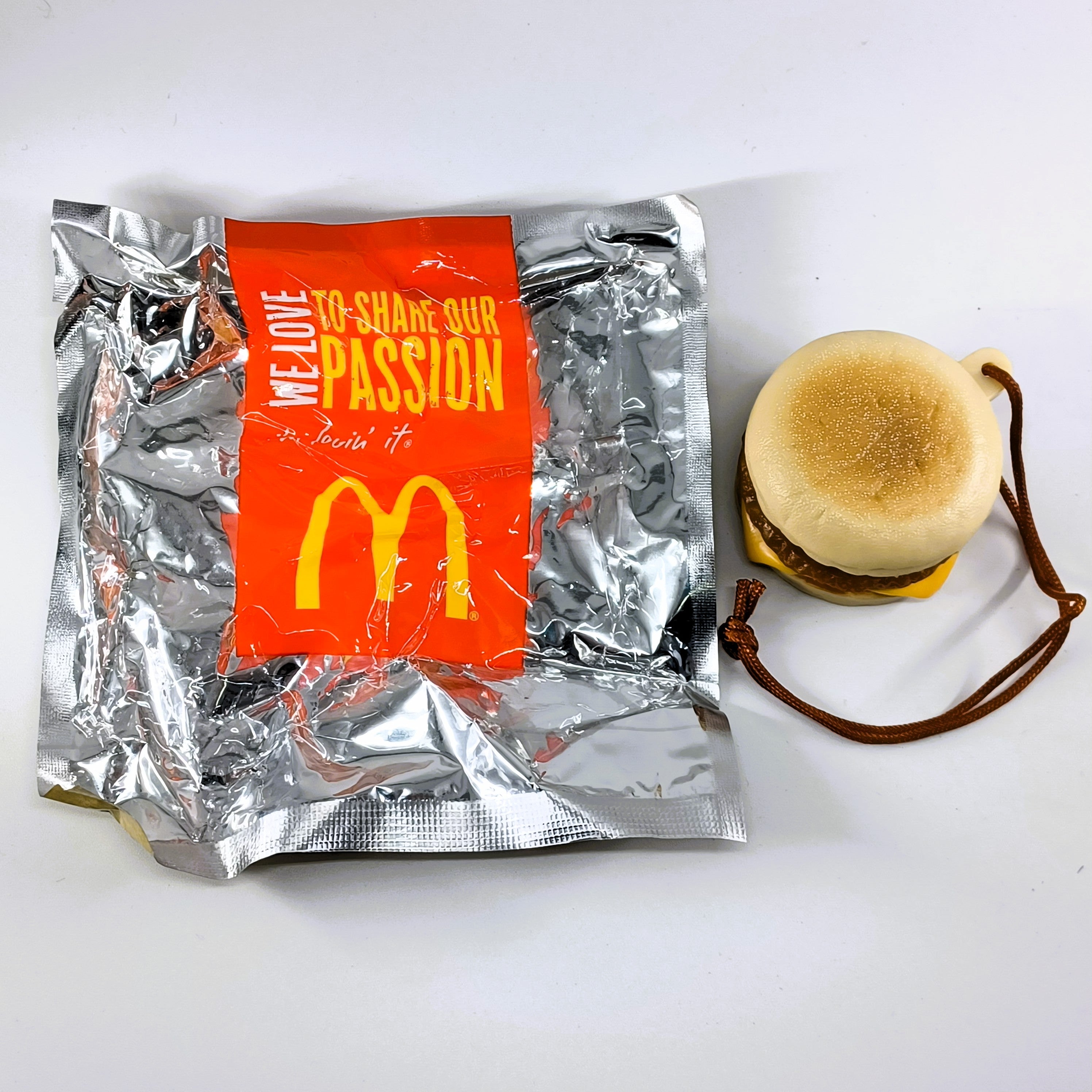 McDonald's 2011 Sausage McMuffin with Egg Toy Pendant