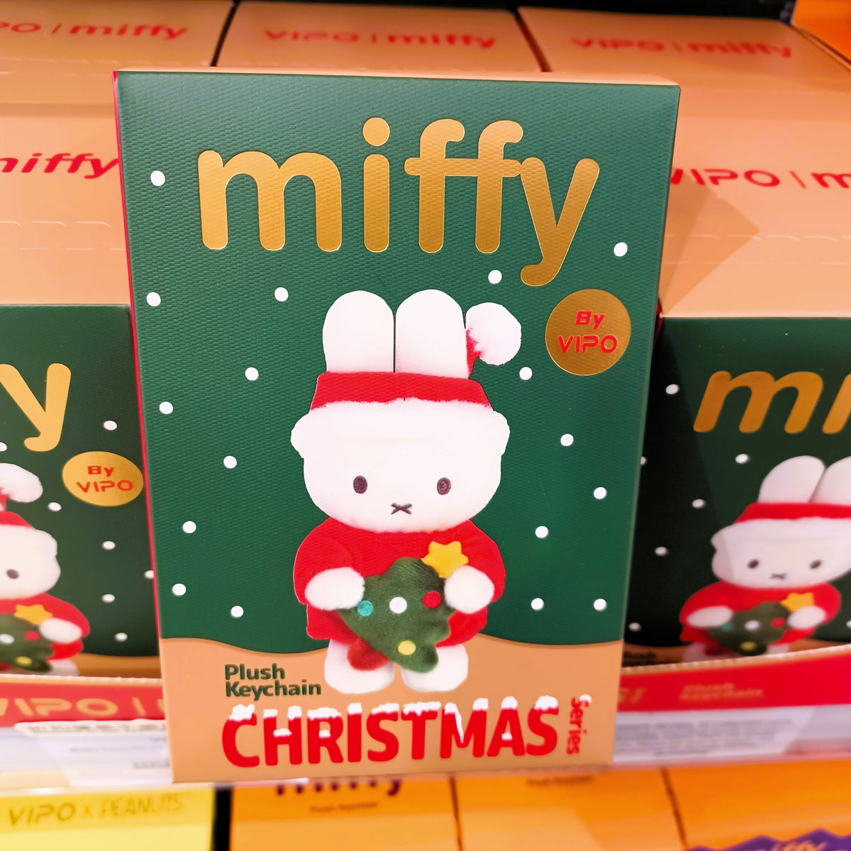 VIPO x Miffy Christmas Limited Plush Keychain Blind Box (Case of 6pcs.) MIF37657