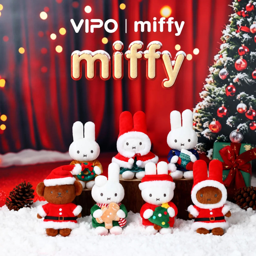 VIPO x Miffy Christmas Limited Plush Keychain Blind Box (Case of 6pcs.) MIF37657