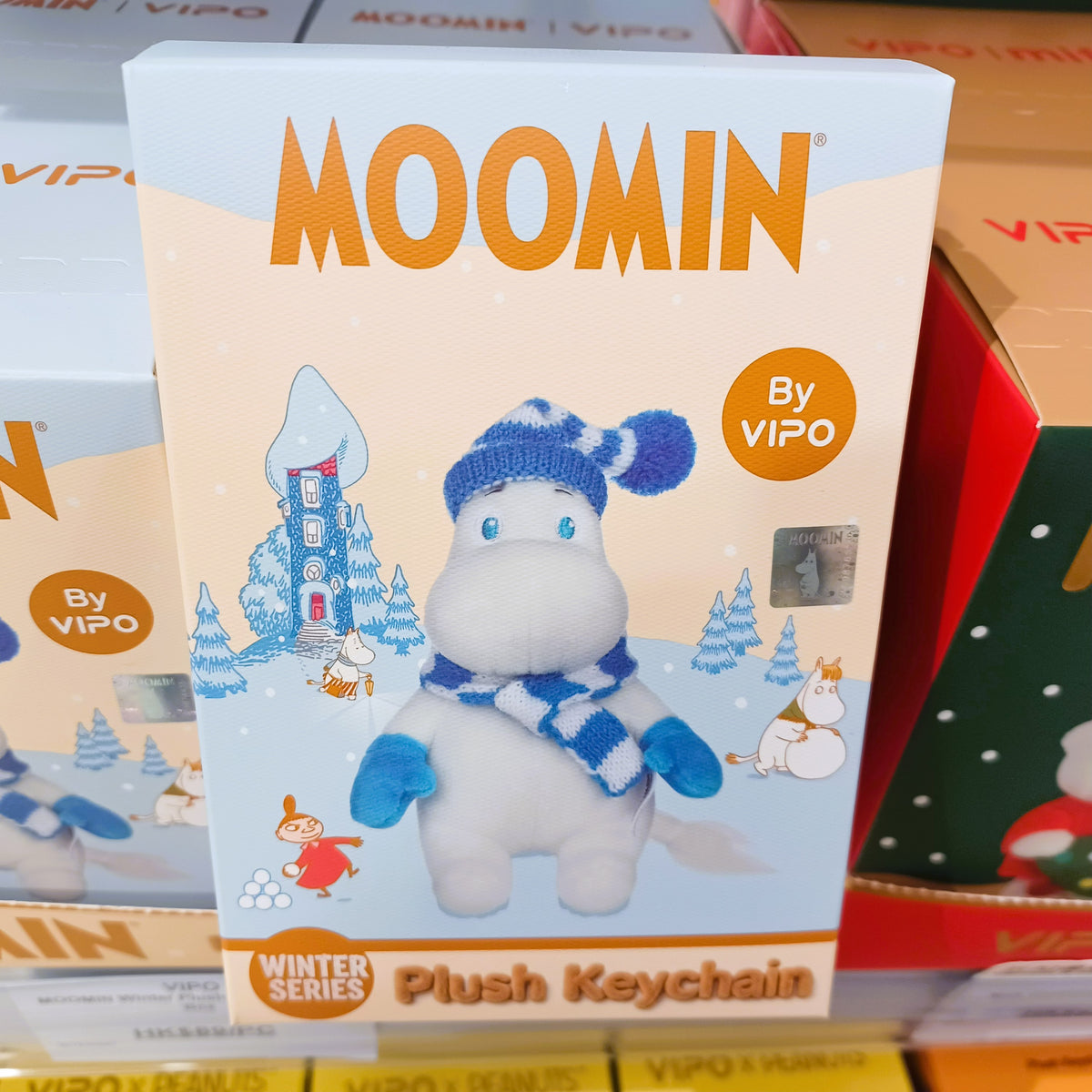 VIPO x Moomin Winter Plush Keychain Blind Box (Case of 6pcs.) MM37666