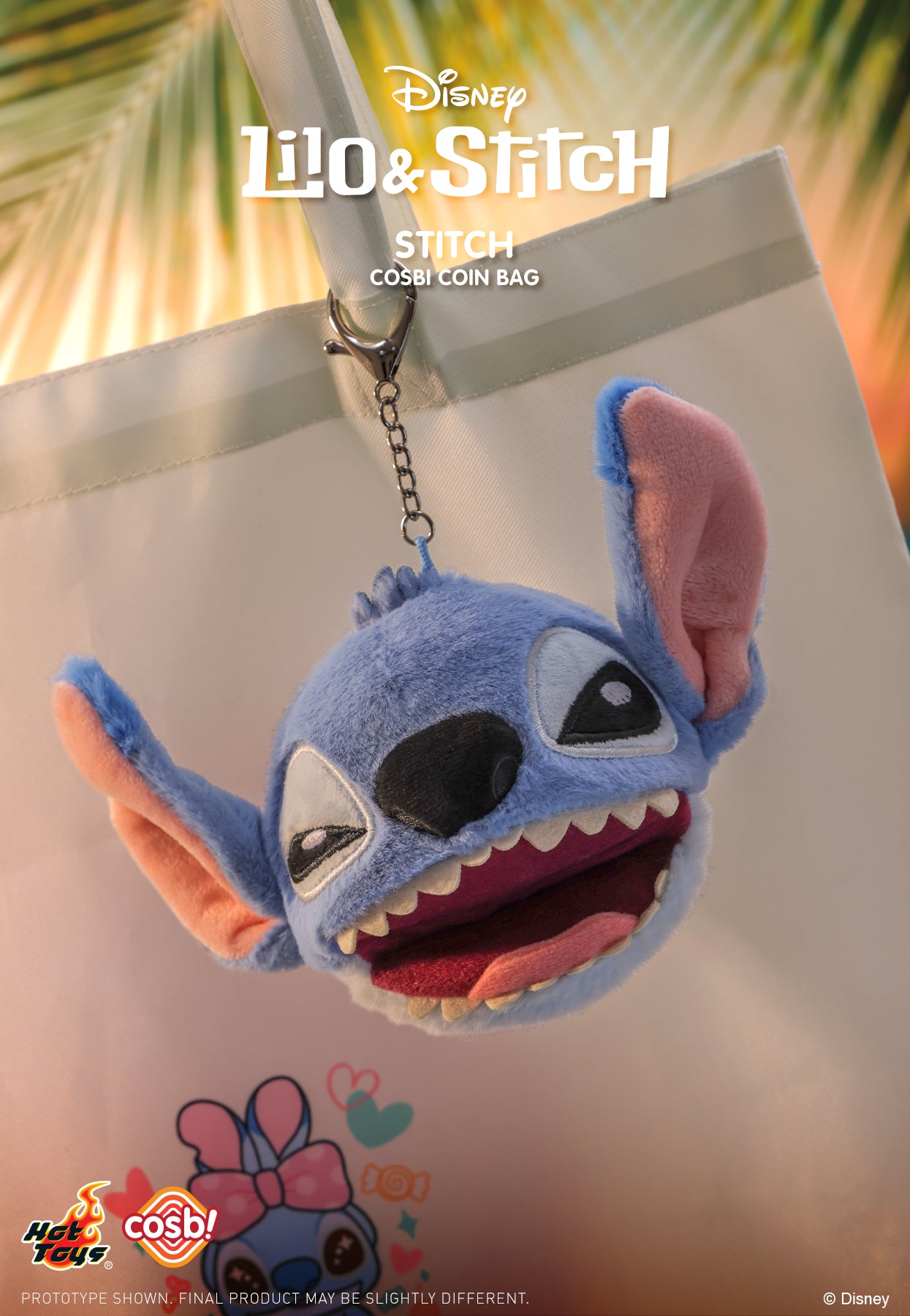 Disney x Hot Toys Lilo & Stitch PBAG043N Stitch Cosbi Coin Bag Full Box (Case of 6pcs.)