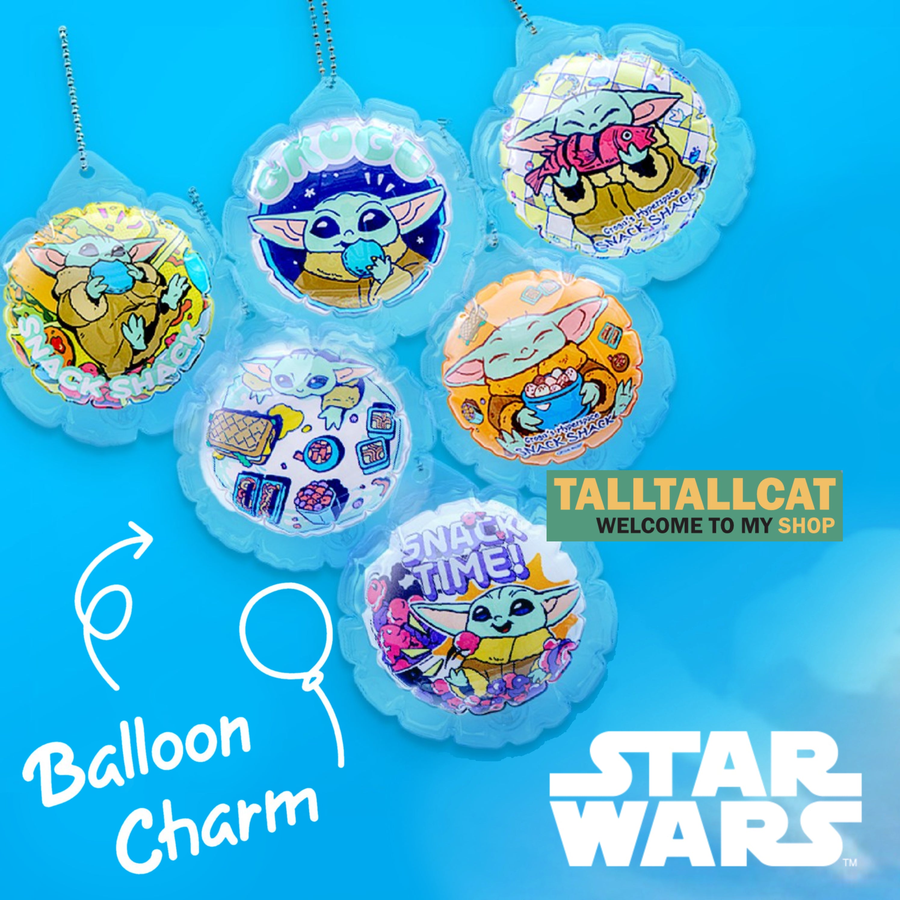 Hot Toys x Disney PKEY310N Star Wars Grogu Balloon Charm (Set of 6pcs.)