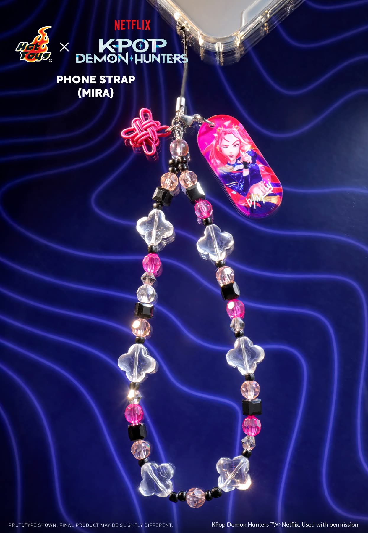 Hot Toys x Netflix K-Pop Demon Hunters ( RUMI, MIRA, ZOEY ) Phone Strap