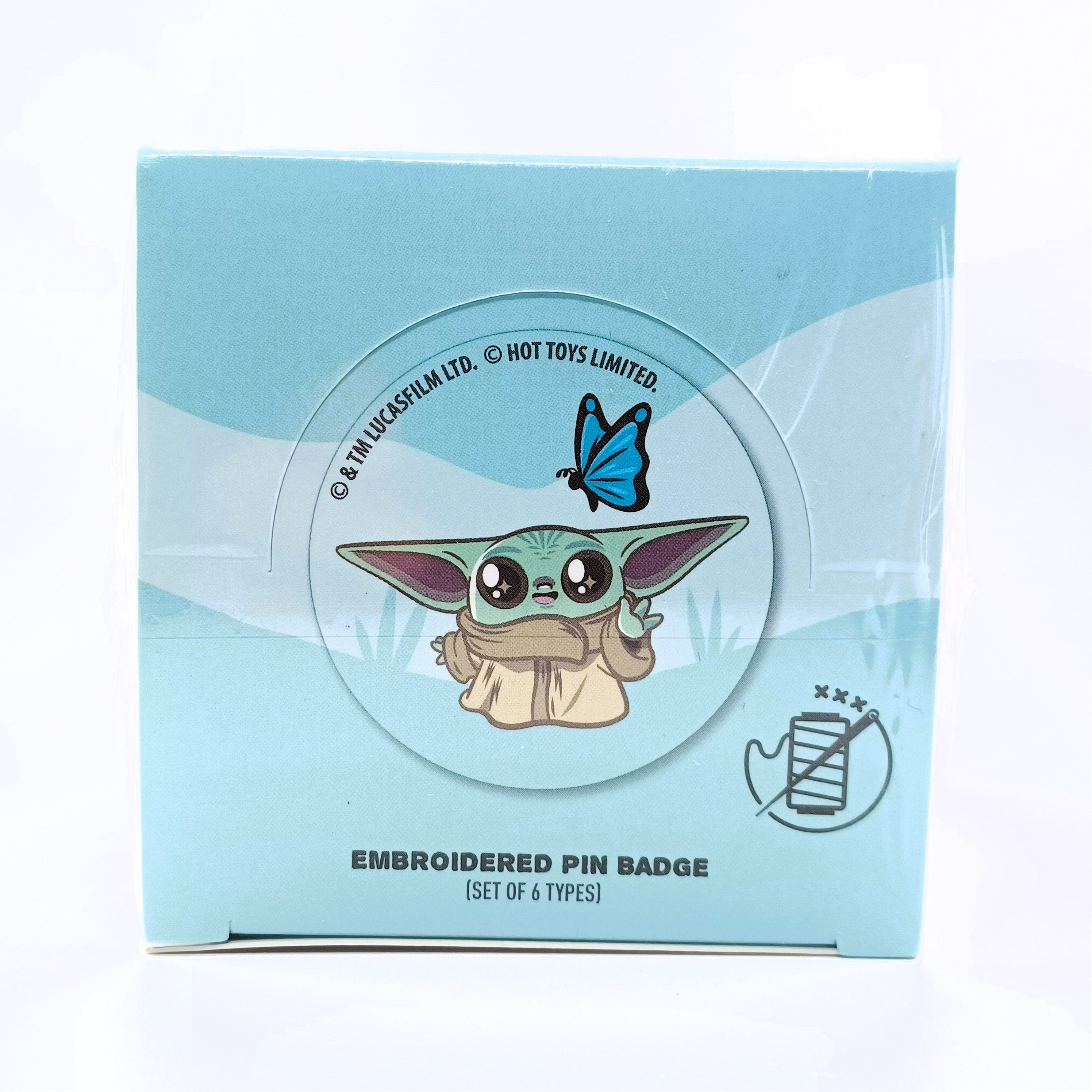 Hot Toys x Star Wars PPIN048N Grogu Embroidered Pin Badge ( Set of 6 Types )