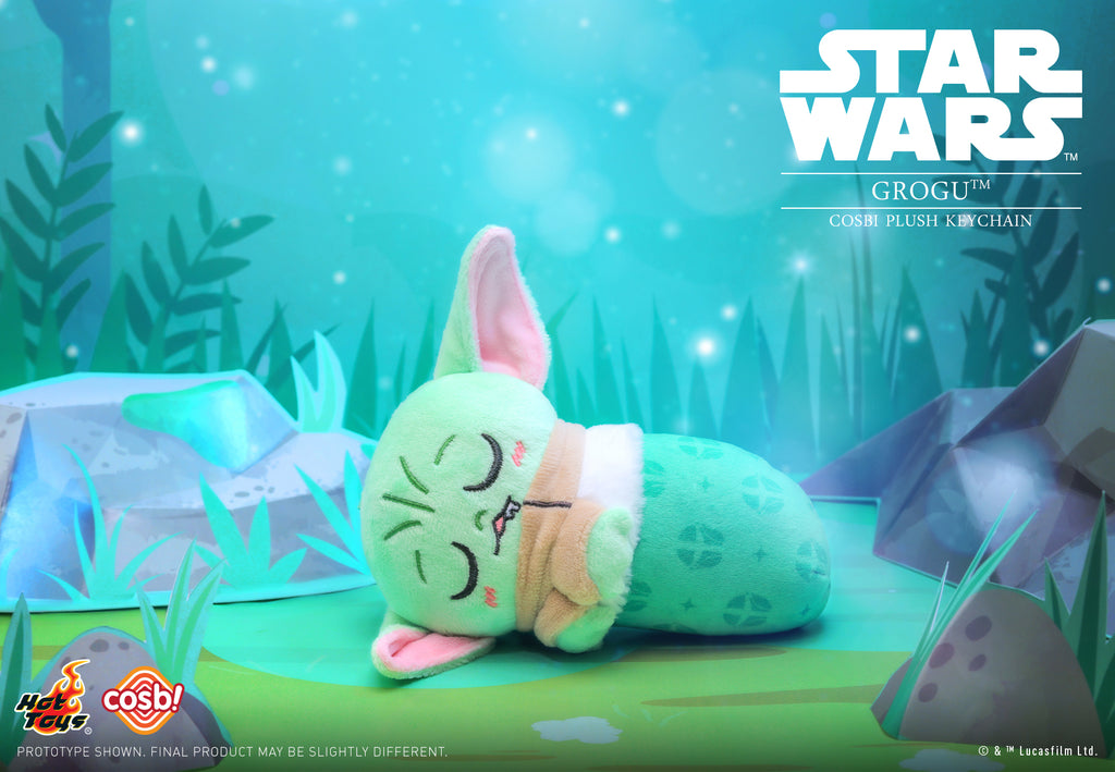 Hot Toys x Disney+ PPLU044N Star Wars Grogu Cosbi Plush Keychain Full Box (Case of 6pcs.)