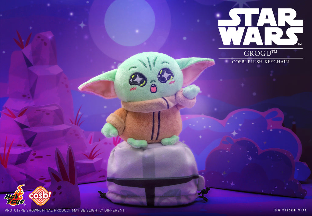 Hot Toys x Disney+ PPLU044N Star Wars Grogu Cosbi Plush Keychain Full Box (Case of 6pcs.)
