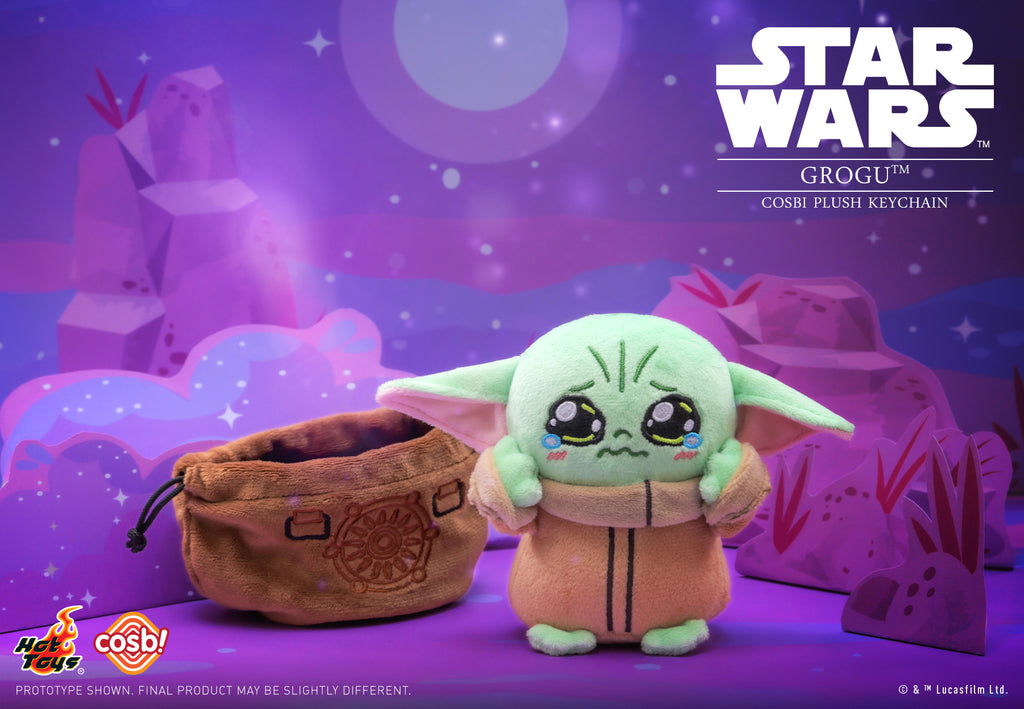 Hot Toys x Disney+ PPLU044N Star Wars Grogu Cosbi Plush Keychain Full Box (Case of 6pcs.)