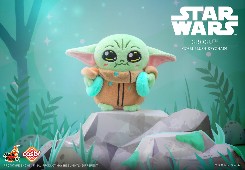 Hot Toys x Disney+ PPLU044N Star Wars Grogu Cosbi Plush Keychain Full Box (Case of 6pcs.)