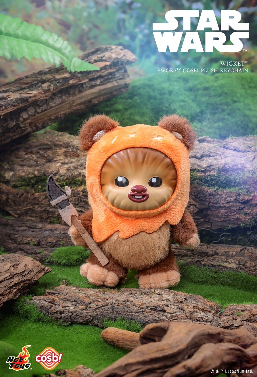 Hot Toys x Disney PPLU045N Star Wars Ewoks Cosbi Plush Keychain