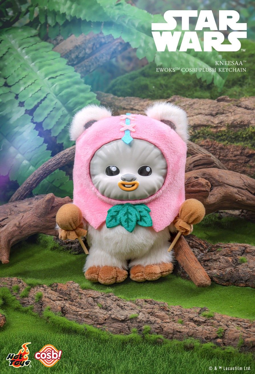 Hot Toys x Disney PPLU045N Star Wars Ewoks Cosbi Plush Keychain Full Box (Case of 8pcs.)