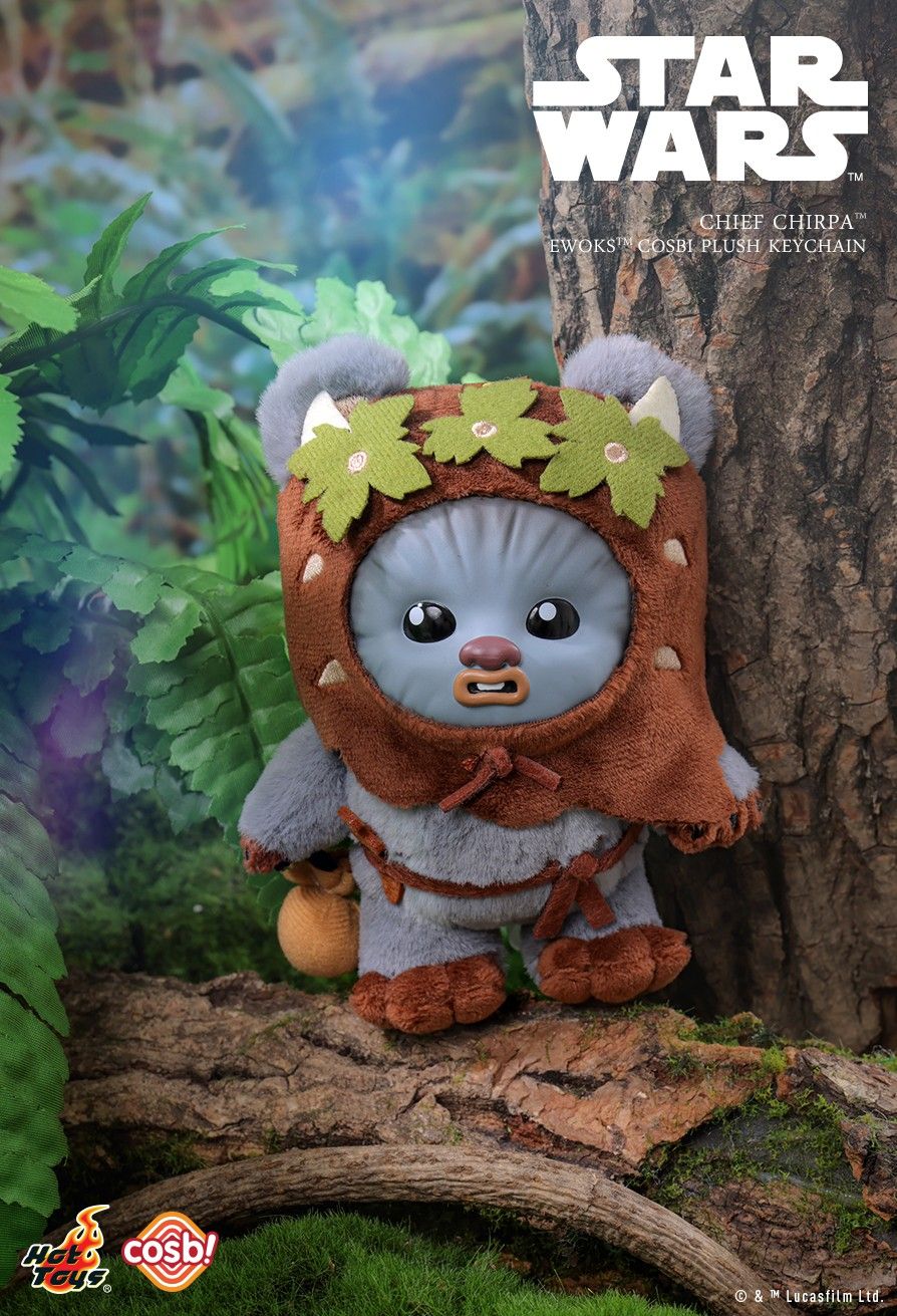 Hot Toys x Disney PPLU045N Star Wars Ewoks Cosbi Plush Keychain Full Box (Case of 8pcs.)