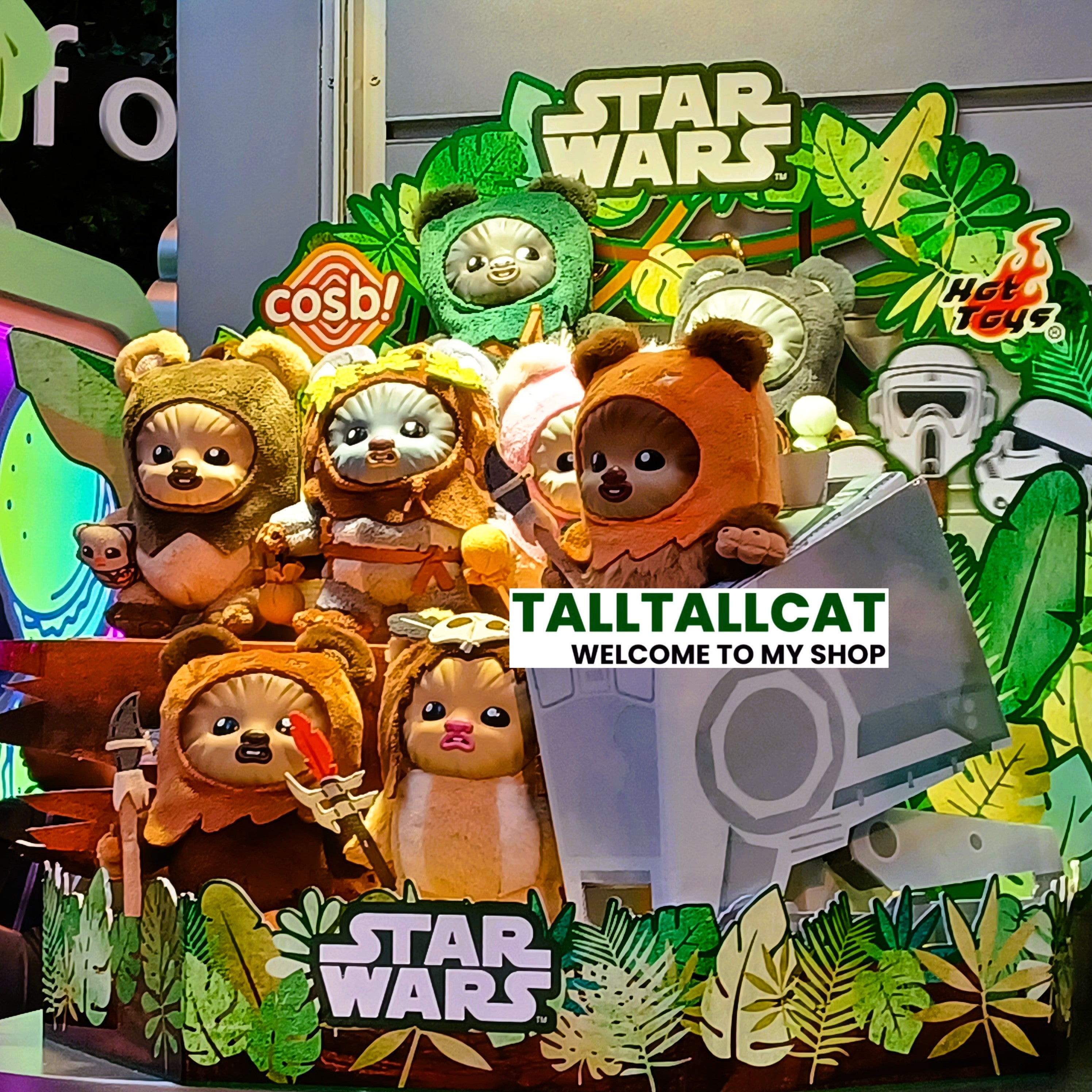 Hot Toys x Disney PPLU045N Star Wars Ewoks Cosbi Plush Keychain