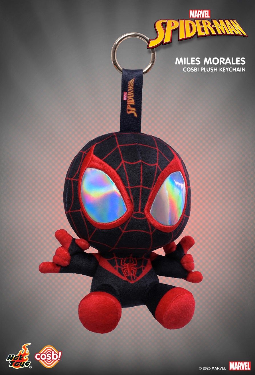 Share Hot Toys PPLU071N Spider-Man (Marvel Comics) Cosbi Plush Keychain Full Box (Case of 6pcs.)