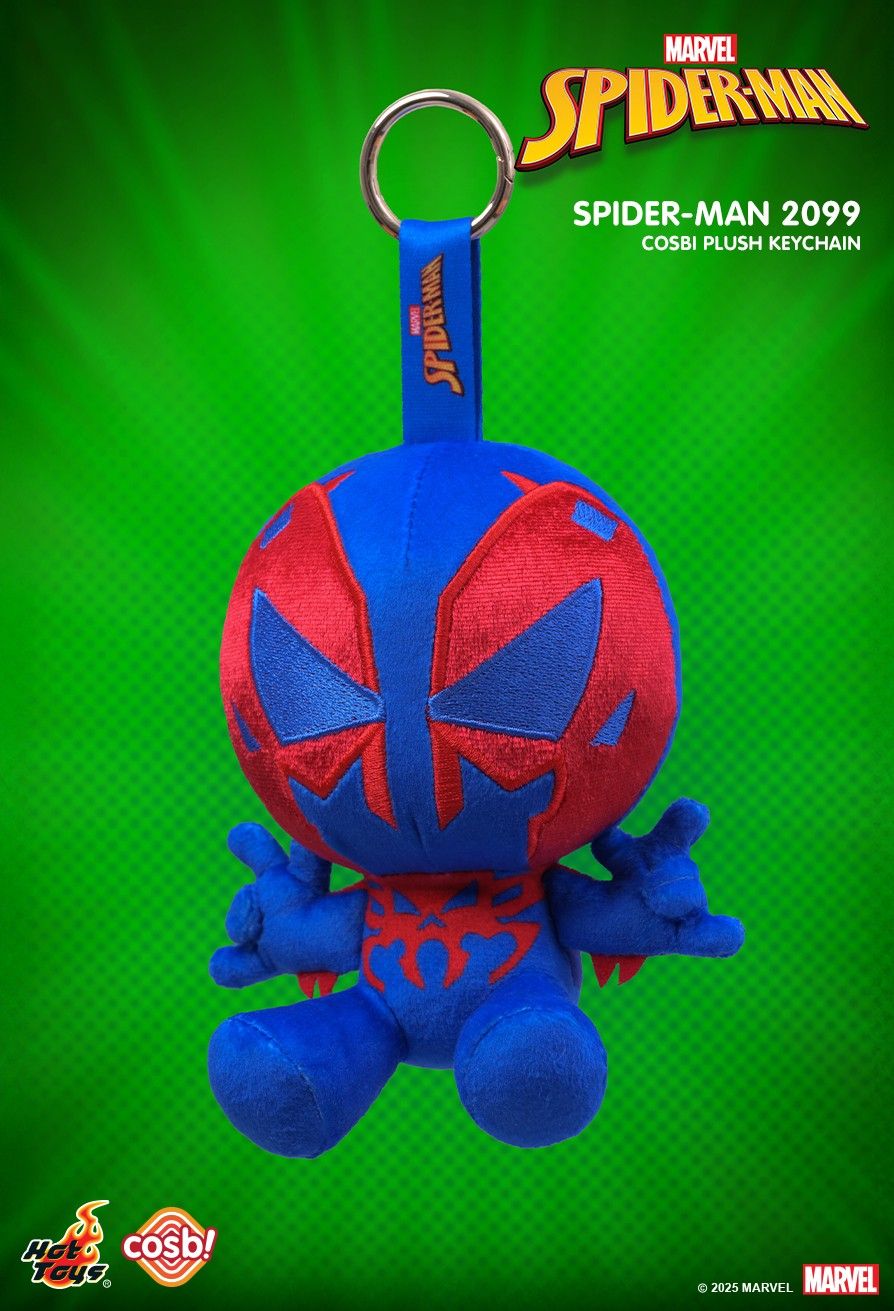 Share Hot Toys PPLU071N Spider-Man (Marvel Comics) Cosbi Plush Keychain Full Box (Case of 6pcs.)