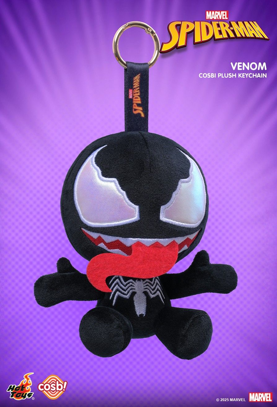 Share Hot Toys PPLU071N Spider-Man (Marvel Comics) Cosbi Plush Keychain Full Box (Case of 6pcs.)