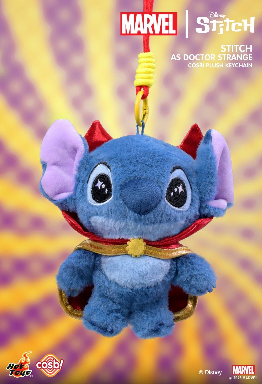 Hot Toys x Disney PPLU072N Marvel Stitch Cosbi Plush Keychain Full Box (Case of 6pcs.)