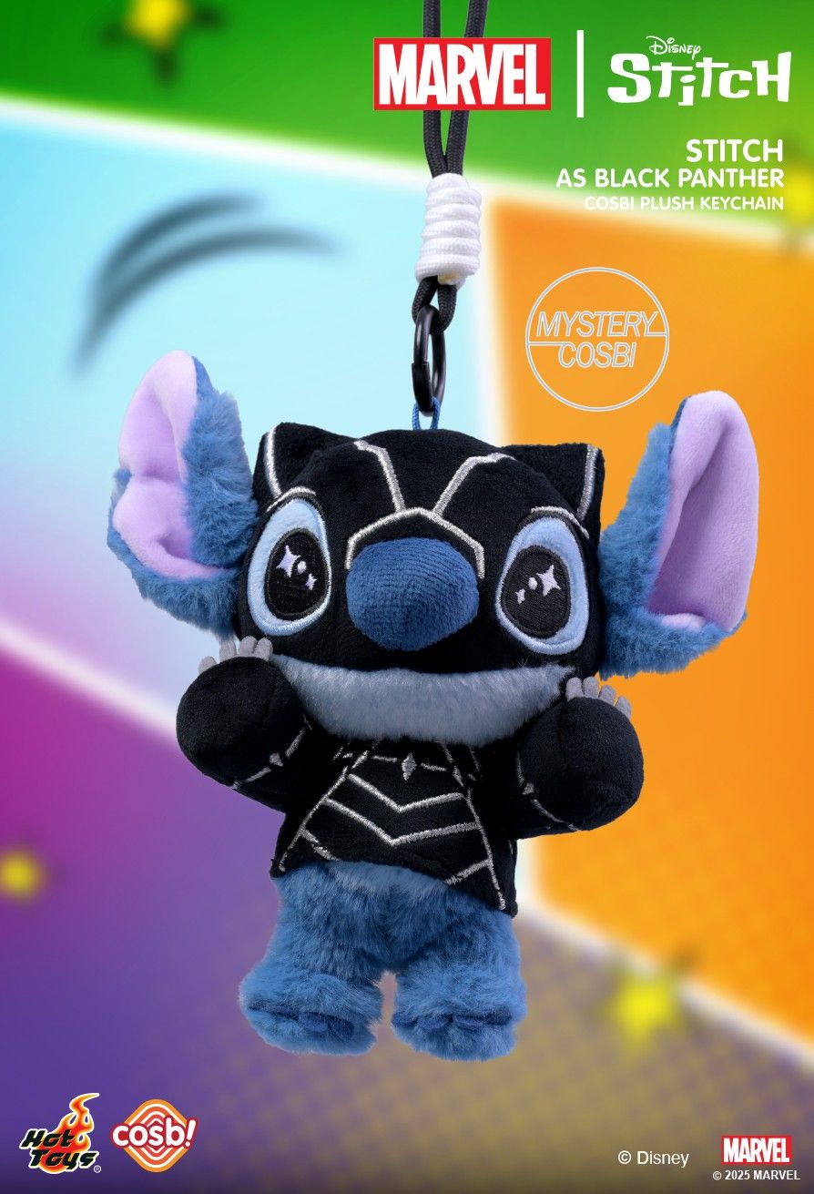 Hot Toys x Disney PPLU072N Marvel Stitch Cosbi Plush Keychain Full Box (Case of 6pcs.)