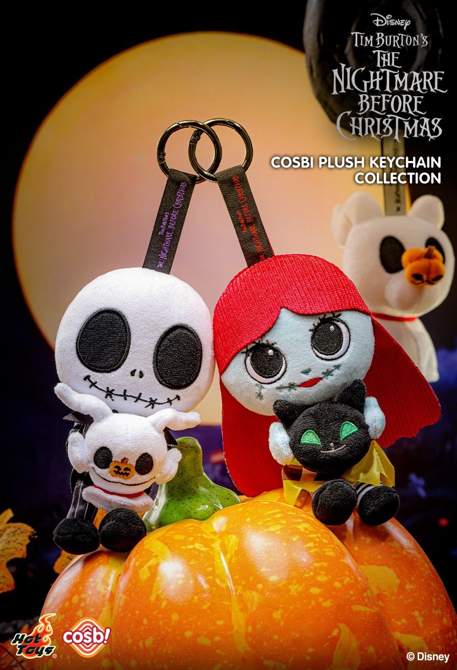 Hot Toys PPLU073N The Nightmare Before Christmas Cosbi Plush Keychain Collection Full Box (Case of 6pcs.)